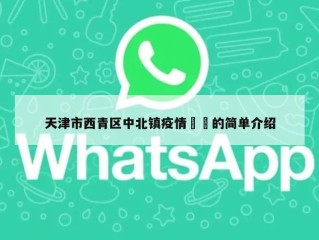 天津市西青区中北镇疫情㊙️的简单介绍