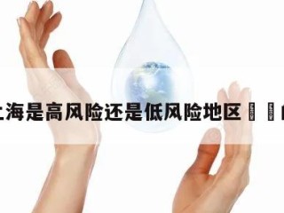 关于上海是高风险还是低风险地区㊙️的信息