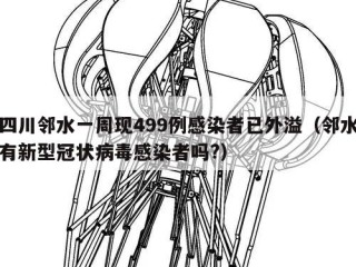 四川邻水一周现499例感染者已外溢（邻水有新型冠状病毒感染者吗?）